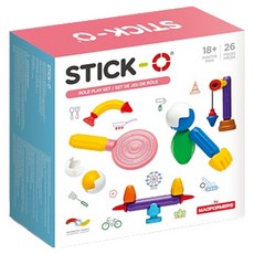 STICK-O MAGFORMERS 角色扮演磁力積木組 26p, 1套, 混合顏色