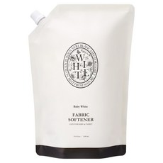 VERT BLANC 嬰幼兒用衣物柔軟精 白麝香 補充包, 1個, 1L