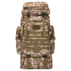 American Road 健行登山野營 80L 大型後背包 BRP1143, 數位棕