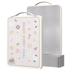 7822 Shop 生活選物 食品級不鏽鋼雙面砧板, 1個, 白色