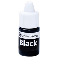 Mad Stamp 補充墨水, 黑色, 5ml