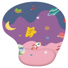 다온 메모리폼 손목받침 마우스패드 250 x 230 x 35 mm, Type 35, 1개