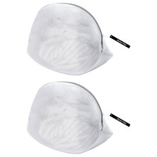 Market Plan Clutch多功能運動鞋網眼洗衣袋, 2個, 白灰色