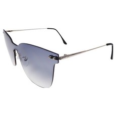 ALEGANT 眉型無框設計漸層太陽眼鏡 UV400