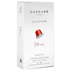 CARRARO 香濃義式 INTENSO 咖啡膠囊 適用Nespresso Original 膠囊咖啡機, 1個, 5.5g, 10個裝
