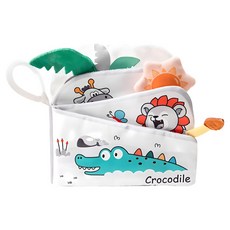 Qbibiya 立體階梯啟蒙布書, 鱷魚, 1個