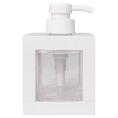 인블룸 깔끔한 주방세제 사각 디스펜서 일반형 350ml, 화이트, 1개