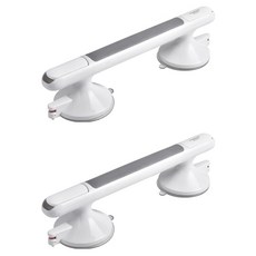 Well Life 悅生活 Best buy 免釘免鑽防水真空吸附安全扶手, 2個, 白色