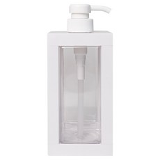 인블룸 깔끔한 주방세제 사각 디스펜서 일반형 750ml, 화이트, 1개