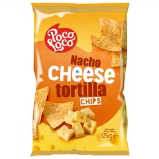 Poco Loco 起士風味玉米片, 1個, 125g