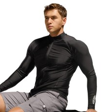 tesla 男士基本款長袖防磨衣 TM-MSZ01