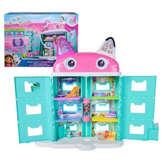 SPIN MASTER 蓋比的娃娃屋 附電梯的電影魔法屋, 1個, 除了黑色