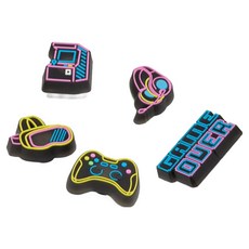크록스 네온 게임 지비츠 5p 세트 10012094