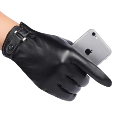 EASYDEAL 運動防寒手套 雙手穿戴組, 1套, 鈕扣黑