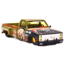 MINIGT 1/64 雪佛蘭 Chevrolet Silverado Sumatran Rhino Diecast KHMG153 金屬模型車 KaidoHouse聯名款, 1個, 棕色 + 黑色