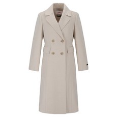 SOUP 女款雙排扣手工長版保暖大衣 SABHC89