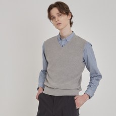 INDIAN 男士可水洗V領針織背心 MIEBV5F8311