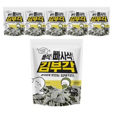 HAENONG 酥脆海苔脆片, 40g, 6個