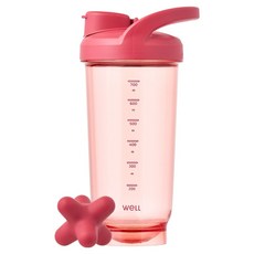 실리만 웰 애슬레저 쉐이커 700ml 레드빈, 1개