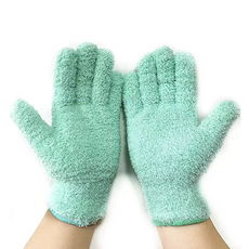 굿썸 깔끔한 세탁가능 마이크로화이버 집안청소 화초먼지제거 장갑 23g 23 x 12 x 0.5 cm 2p, 스카이블루, 4개
