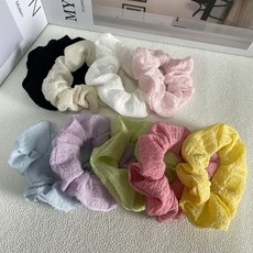 스타일플래닛 사계절 컬러 슈슈 곱창밴드 9종 세트