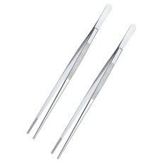 廚房用SUS304不鏽鋼料理夾 A型 25cm, 銀色, 2個