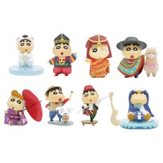52TOYS 蠟筆小新 環遊世界系列3 盲盒8件組, 1套