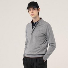 GARMENT GOLF 男士半拉鍊套頭長袖針織T恤 GMKPC308