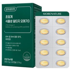 MORE NATURE 植物性rTG魚油膠囊, 1盒, 60顆