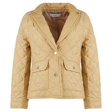 Olivia Hassler 女款經典菱格絎縫刺繡保暖鋪棉外套 OHBWPD101