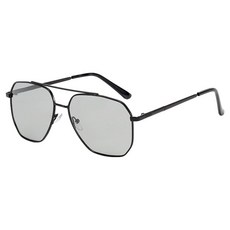 ALEGANT 美式飛官款方框感光變色偏光UV400太陽眼鏡