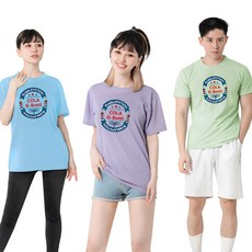 MI MI LEO 台灣製高透氣吸排T恤C15, 淡紫+水藍+牛油果綠