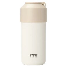 TYESO 泰碩 飲料瓶專用保冷瓶, 1個, 米白色