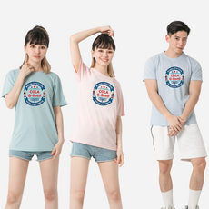 MI MI LEO 台灣製高透氣吸排T恤 3件組 C15, 淡藍色 + 淡綠色 + 淡粉色