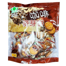 昇田食品 咖啡麥芽餅 人氣超值大包裝, 1個, 40g