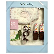 vivibaby 粉嬰幼兒枕禮盒組