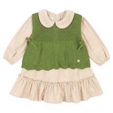 agabang Jena背心 + 翻領連身裙套組 01Q734053