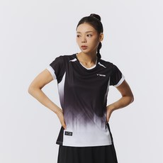 빅터 여성용 BALANCE TECH 배드민턴 티셔츠 VT25CGW021F