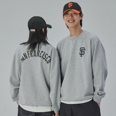 뉴에라 남녀공용 MLB 샌프란시스코 자이언츠 베이직 로고 맨투맨 148815