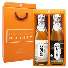 Daehyeonsanghoe 低溫壓榨麻油 350ml + 黑芝麻麻油 350ml 禮盒組, 1套