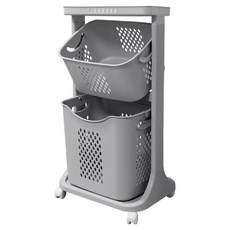 Im Home Living LINE Standard 雙層洗衣籃, 灰色