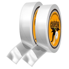 글루몬 초강력 실리콘 클리어 겔 나노 양면 테이프 15mm x 3m, 2개