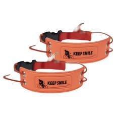 뚜리아 夜光反光跑步自行車騎行束帶, 2個, 橙紅色