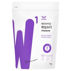 레인보우샵 워싱소다 프리미엄 리필, 1kg, 1개