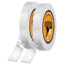 Gluemon 超強力矽膠透明凝膠奈米雙面膠帶 15mm x 2m, 2個