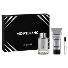 몽블랑 익스플로러 플래티넘 EDP 100ml + 샤워젤 + 미니스프레이 세트, 1세트