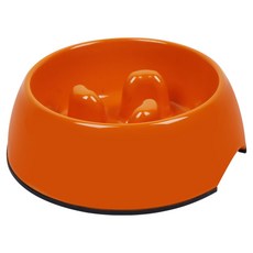SUPER 休普 優質健康慢食碗狗碗貓碗寵物碗/SD優質美耐皿 XL, 1個, 橘色