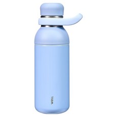 실리만 웰텀블러 에슬레저 스트로우보틀 600ml 페일블루, 1개