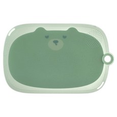 Couselect 防霉抗菌卡通砧板 廚房切菜板 大號, 1個, 莫力綠