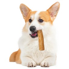 THE BAREUN 狗狗咖啡木潔牙骨玩具, 2個, 木色